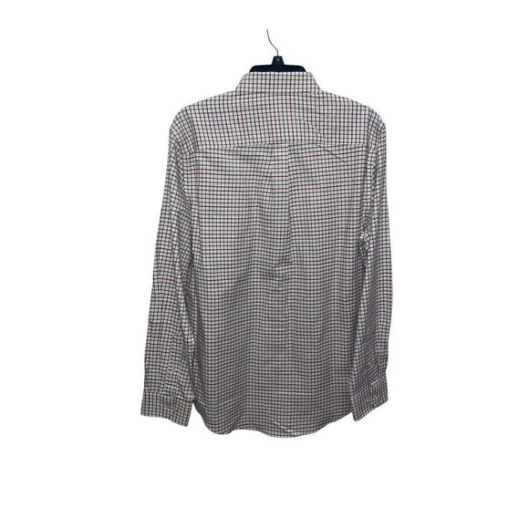 Van Heusen White Plaid “Regular Fit” Long Sleeve Button Down Shirt M15-15.5 - Picture 2 of 4